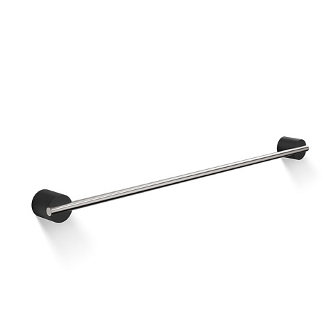 Decor Walther Black Stone HTE60 Полотенцедержатель 60см, цвет: черный матовый / сталь матовая, 0975265