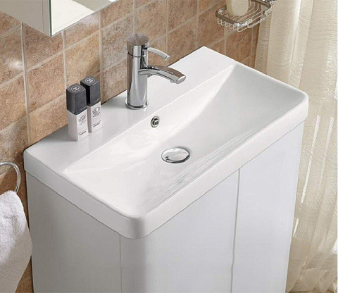 Раковина встраиваемая CeramaLux 9595-60 600×345 мм, белый