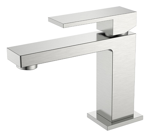 Boheme Смеситель для умывальника Qubic Brushed Nickel 471-NB