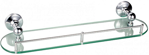 Полка стекло CeramaLux Caps 51311, хром