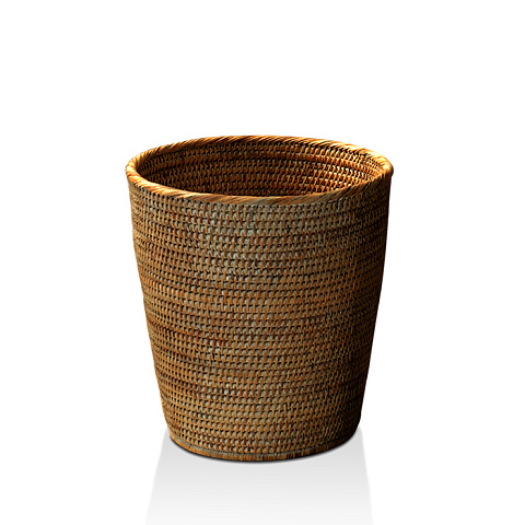 Decor Walther Basket PK Корзина для бумаги 30x31см, цвет: ротанг темный, 0922492