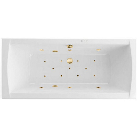 Ванна EXCELLENT Aquaria Lux 180x80 "RELAX" (золото)