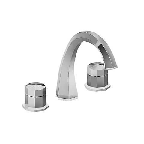 Stella Firenze Смеситель для раковины на 3 отверстия 3222TR, цвет: хром, FI 00009 CR00