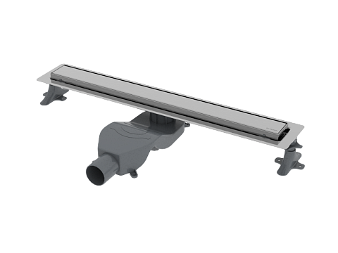Душевой лоток Boheme Premium Linear 80см, нерж.сталь ХРОМ (Satin) 982-80-CR