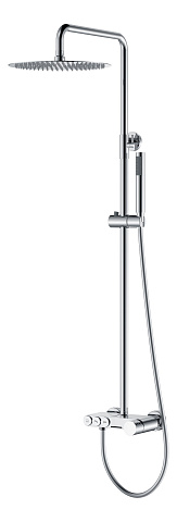 Стойка для душа Boheme STICK CHROME DIAMOND CHROME 128-CRCR