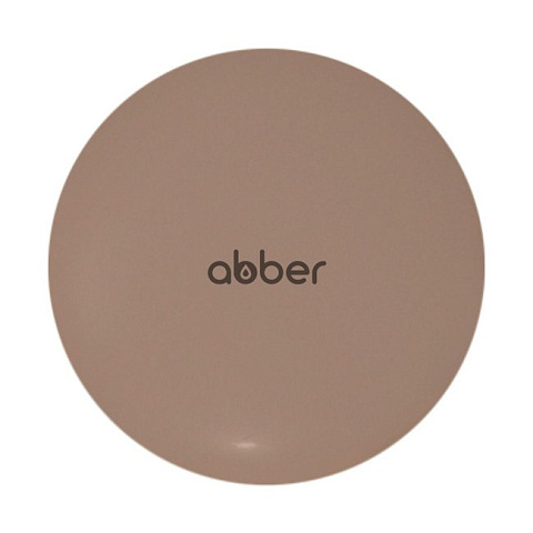 Накладка на слив для раковины ABBER AC0014MBB бежевая матовая, керамика