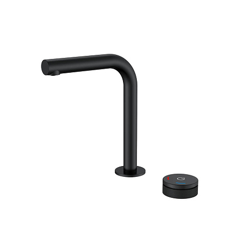 Смеситель автоматический для раковины на 2 отв. Boheme TECH BLACK 158-B