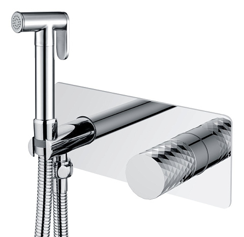 Смеситель гигиенический Boheme STICK CHROME DIAMOND CHROME 127-CRCR