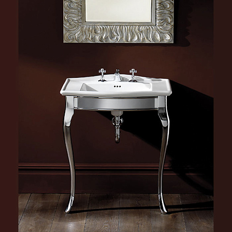 Devon&Devon Devon Lady Металлич консоль (635х485хh840 мм) на 2х ножках, цвет: хром (Снято с пр-ва), DELADYCR