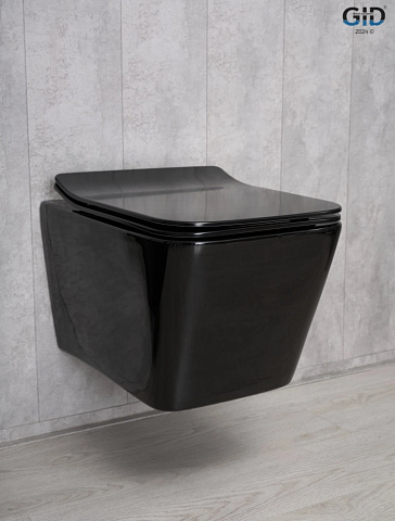 Унитаз подвесной Gid Tr2144BL