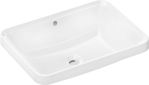 Раковина встраиваемая Hansgrohe HG Xuniva Q 550х400 с переливом, белый 60158450