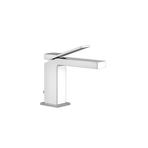 Gessi Rettangolo K Смеситель для раковины на 1 отверстие, с донным клапаном, цвет: хром, 53001#031