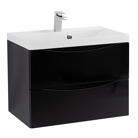 Тумба под раковину BelBagno Marino 60 см, Nero Laccato Lucido