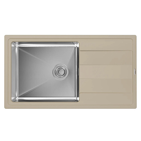 Кухонная мойка Florentina Комби 860 FS 21.400.D0860.202, шампань