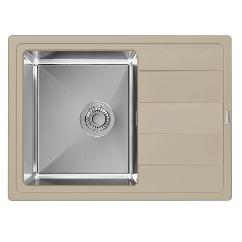 Кухонная мойка Florentina Комби 650 FS 21.390.B0650.202, шампань