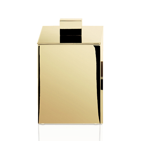 Decor Walther DW 3650 Бокс универсальный 8.5x8.5x11см, с крышкой, цвет: золото, 0845220