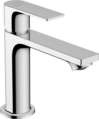 Смеситель Hansgrohe Rebris E для раковины однорычажный 110 CoolStart без сливного гарнитура, хром 72560000