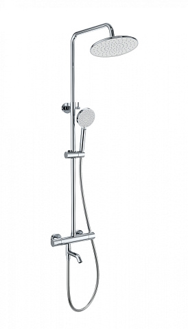 Душевая система с термостатом WONZON & WOGHAND INN 4, Хром WW-B3047-A1-CR