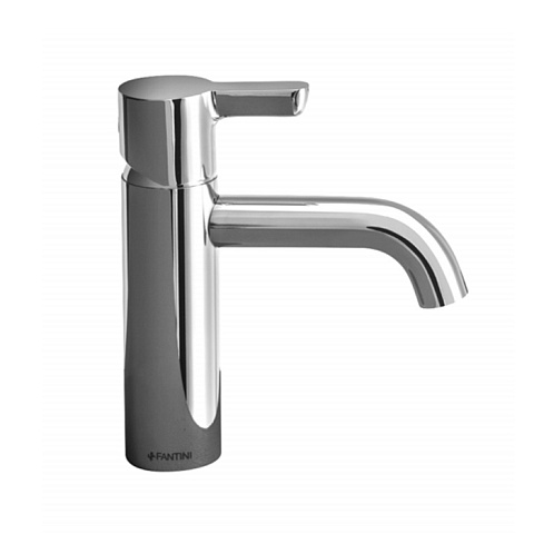 Fantini Icona Classic Смеситель для раковины, 1 отв., с донным клапаном, излив 110мм, цвет: хром, 53 02 R404F