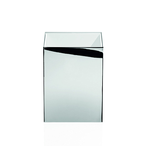 Decor Walther DW 74 Корзина для бумаги 17x17x24см, цвет: хром, 0614000