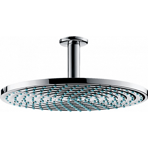Hansgrohe HG Raindance S Верхний душ 1jet (RainAir), d300мм, с потолочным держателем 100 мм, шарнирное соединение, G1/2, цвет: хром, 27494000