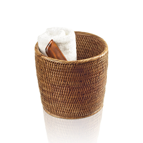 Decor Walther Basket ZK Корзина 19x18см, цвет: ротанг темный, 0927492