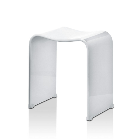 Decor Walther DW 80 Табурет 40x30x46см, акрил, цвет: белый, 0506850