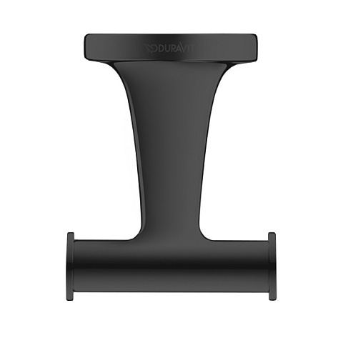 Duravit Starck T Двойной крючок настенный Цвет черный матовый, 0099304600