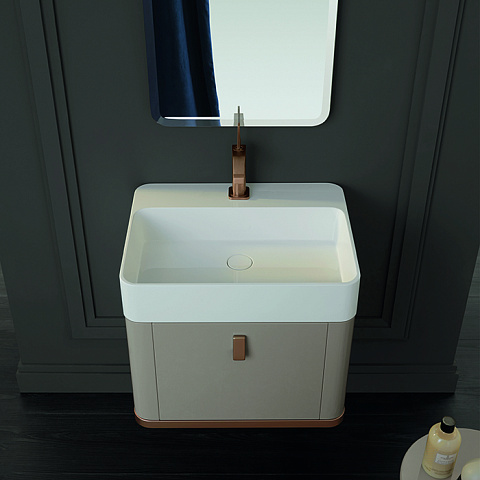 VITAGE milldue edition Tailor Нижний профиль для оснований 600х473х30 мм., цвет матовое розовое золото, 7518.60.331