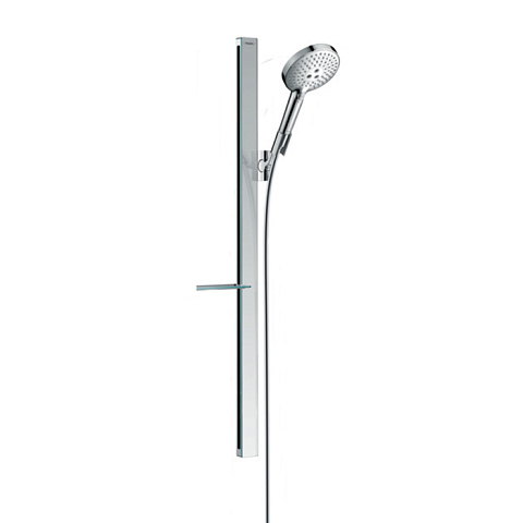 Hansgrohe HG Raindance Select S Душевой набор: штанга 90см, ручной душ 120, 3jet (Rain, RainAir, Whir), мыльница, шланг 1.25м, цвет: хром, 27648000