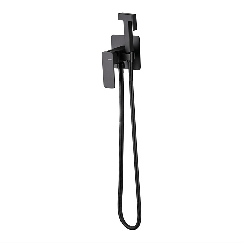 Гигиенический душ со смесителем Oliveeka D OL-829003-MB, черный матовый