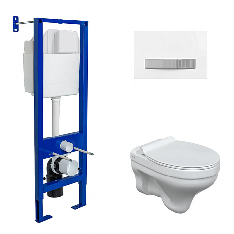 Система инсталляции с унитазом Berges ATOM Line 410 Albit S 042444