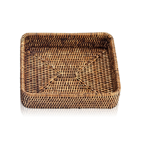 Decor Walther Basket Tab1 Лоток универсальный 18x22см, цвет: ротанг темный, 0931992