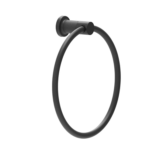 GESSI INCISO Полотенцедержатель кольцевой, цвет: nero XL, 58509#299