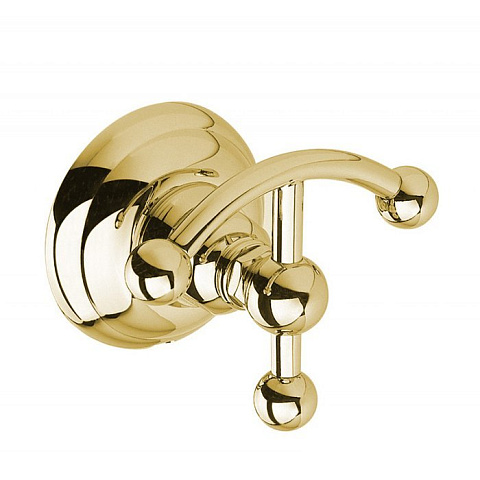 Nicolazzi Classica Крючок двойной, цвет Gold Brass, 1481GB