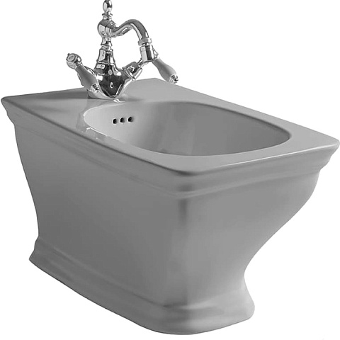 Artceram CIVITAS Биде подвесное 36х54 см, с крепеж. с 1 отв под смес, цвет grigio acquarello, CIB001 34 00 grigio acquarello*1