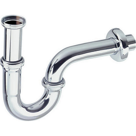 CISAL Сифон 1"1/4 для раковины, цвет хром, ZA00406021