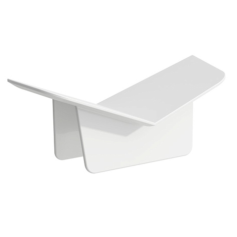 Laufen Home collection Керамическая подставка для книг 345x145x125/130 мм LIBRO , цвет белый, 8.7777.8.000.000.1
