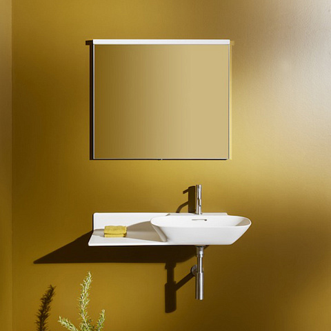 LAUFEN Frame 25 Зеркало 800х700х25 мм., с алюминиевой рамой (СПЕЦцена по акции!), 4.4740.4.900.144.1