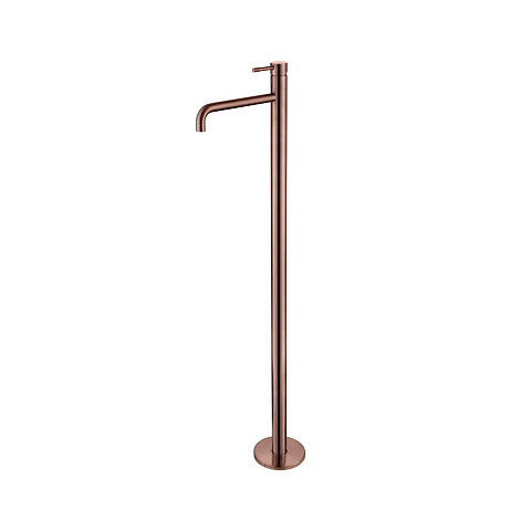 Смеситель для умывальника напольный Boheme Uno Copper Brushed 107-CB