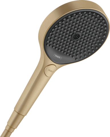 Ручной душ Hansgrohe Rainfinity 130 3jet, шлифованная бронза 26864140