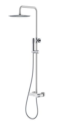 Стойка для душа Boheme STICK WHITE TOUCH CHROME 128-WCR.2