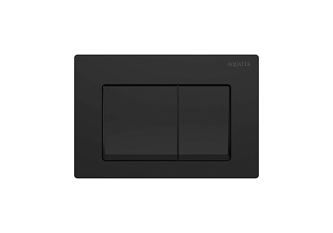 Кнопка смыва Aquatek Small TDI-0000007 черный матовый