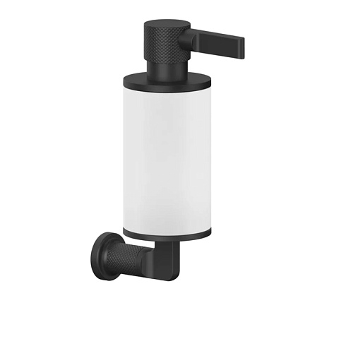 GESSI INCISO Дозатор для жидкого мыла настенный, цвет: белый/nero XL, 58513#299