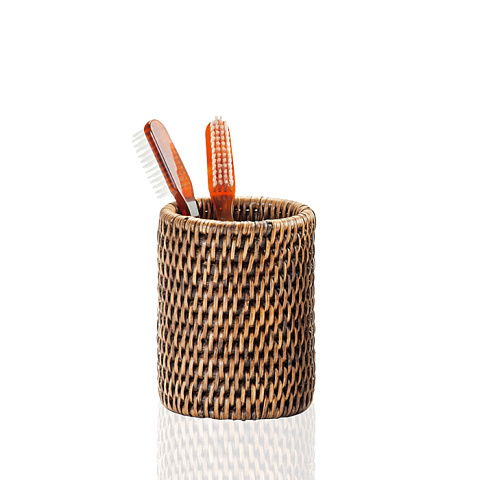 Decor Walther Basket BER Стакан настольный, цвет: ротанг темный, 0931892