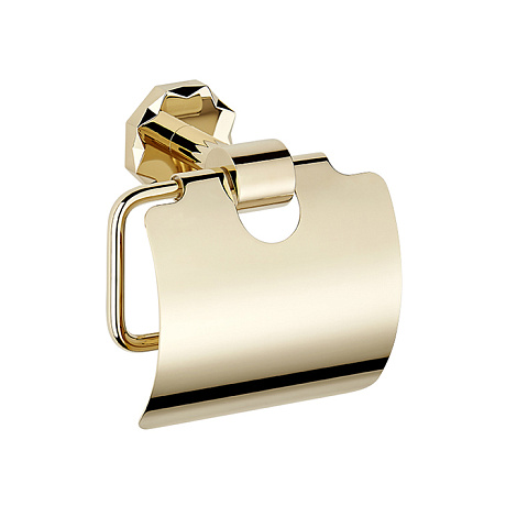 THG NIHAL PORCELAINE IVOIRE Держатель туалетной бумаги с крышкой, цвет Soft gold, U2N-F30-538AC