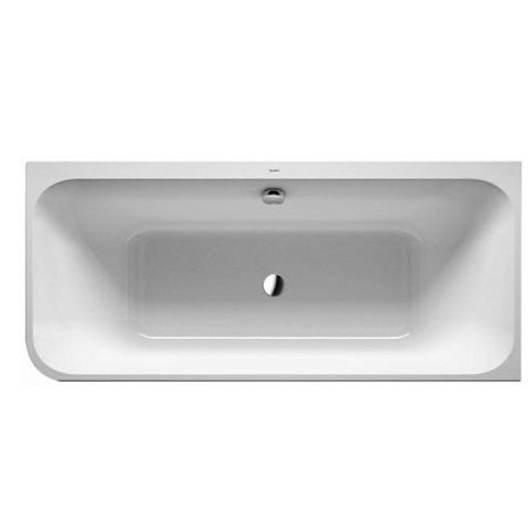 Duravit Happy D.2 Ванна 1800х80 мм, угол справа, с интегрированной акриловой панелью DX и ножками, с двумя наклонами для спины. Санитарный акрил 5 мм., 700317000000000