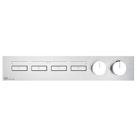 Gessi Hi-Fi Термостат для душа, с включением до 4 источников одновременно (внешняя часть), цвет: хром, 63016#031