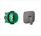 Смеситель для душа встройка, шлиф.черный хром Hansgrohe Talis E (комплект) 71765340S