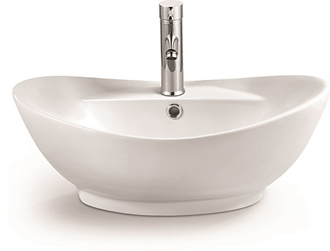 Раковина керамическая (накладная) SantiLine SL-1022